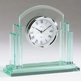Custom Glass Award w/ Quartz Movement Clock (8