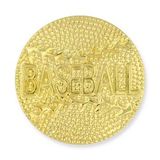 Blank Gold Baseball Pin, 7/8