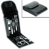 Custom 8 - PC Grooming Set Leather Case (engraved )