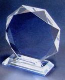 Custom Crystal Octagonal Award (5/8
