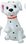 Blank Little Rubber Dalmatian Dog w/ Raised Paw Toy