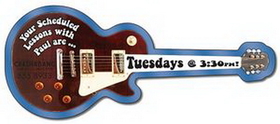 Custom TuffMag Stock 30 Mil Electric Guitar Magnet (5"x2.1")
