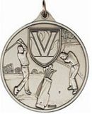 Custom 400 Series Stock Medal (Male Golfer) Gold, Silver, Bronze