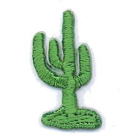 Custom Floral Embroidered Applique - Saguaro Cactus