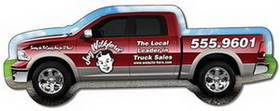 Custom TuffMag Stock 30 Mil Pickup Truck Magnet, 5.125" W x 1.9" H x 30 Thick
