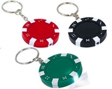 Custom Casino Chip Keylight Keychain, 1 1/2