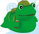 Blank Rubber Hiker Frog Toy