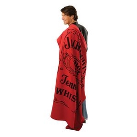 Custom 50" x 60", Fleece Sweatshirt Blanket - Embroidery