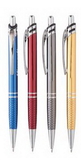 Custom Metal Retractable Pen w/ Knurled Grip
