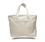 Custom Canvas Zipper Tote Bag (with Color Handles), 18" W x 14" H x 4.5" D, Price/piece
