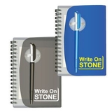 Custom PP Cover Stone Paper Notebook, 4 3/8