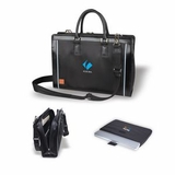 Custom Cosmopolitan Compu-Briefcase, Laptop Portfolio, 16
