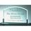 Custom Horizontal Arch Award w/Aluminum Holder Base (A) - Screened, Price/piece