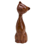 Custom Wooden Cat Puzzle - Screened, 4 3/4