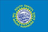 Custom Nylon Outdoor South Dakota State Flag (4'x6')