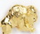 Custom Gold Buffalo Stock Cast Pin, Price/piece