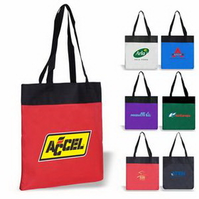 Custom Logo Tote Bag, PROMO EVENT TOTE, Resusable Grocery bag, Grocery shopping bag, Travel Tote, 15" L x 14.5" W x 1" H