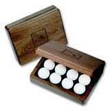 Custom Wood 12 Golf Ball Box