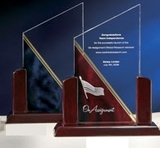 Custom Red Executive Tower Acrylic Award