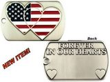 Custom Forever in Our Hearts Dog Tag