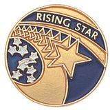 Blank Epoxy Enameled Scholastic Award Pin (Rising Star), 7/8