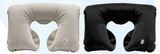 Custom Inflatable Velour Neck Pillow w/ Pouch, 15