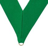 Blank Green Grosgrain Imported V Neck Ribbon - Medal Holder (30