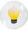 Custom 16" Inflatable Transparent Beach Ball W/ Bulb Insert, Price/piece