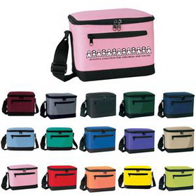 Cooler Bag, Deluxe 6 Pack Cooler, Mini Portable, personalised Cooler, Custom Logo Cooler, 9" L x 6.5" W x 6" H