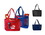 Custom Solid Color Mesh Open Tote, 19" W x 12" H x 4.5" D, Price/piece