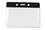 Custom Horizontal Top Load Color Bar Badge Holder - Black, 3.75" W x 2.63" H, Price/piece