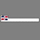 12" Ruler W/ Flag of Dominican Republic, Price/piece
