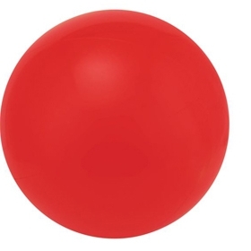 Custom 16" Inflatable Solid Red Beach Ball