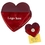 Custom Heart Shaped Magnetic Memo Clip, 2 7/8" L x 2 3/4" W, Price/piece