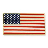 Blank American Flag Pin