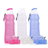 Custom Portable Silicone Collapsible Water Bottle