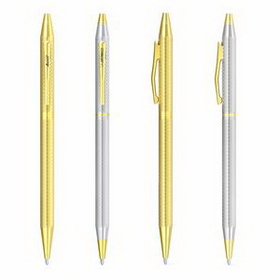 Custom Original Metal Series Ballpoint Pen, 5.28" L x 0.3" W