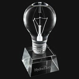 Custom Crystal Light Bulb Short Trophy, 2 3/4