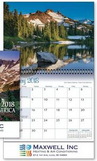 Custom Scenes Across North America Scenes Cover Standard Desk Calendar, 6.25