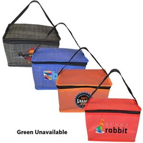 Custom Criss Cross Lunch Bag, Full Color Digital, 9 3/4" W x 7" H x 5 1/2" D