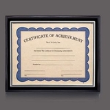 Custom Black & Silver Farnsworth Certificate Holder, 8.5