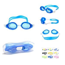 Custom Silicone Swimming Goggles, 6.5" L x 2" W x 1 1/5" H