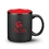 Custom Sidley Mug - 11oz Black/Red, Price/piece