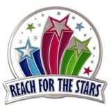 Blank Reach For The Stars Pin, 1