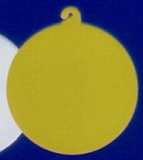 Custom White Hook Medallion For Hawaiian Necklace