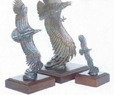 Custom Majestic Monarch Bronze Eagle Sculpture (25