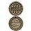 Custom 1-1/2" Brass Partnership Series Coin (Teamwork), Price/piece