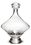 Custom Orbital Decanter with Silver Plated Base & Crystal Stopper, Price/piece