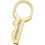 Custom Gold Key Shaped Key Chain, Price/piece