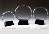 Custom Circle Optical Crystal Award Trophy., 9